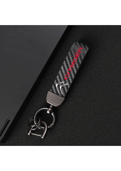Özel Yapılmış Yeni Karbon Fiber Araba Styling Custom Made Keychaop Citroeasso C5 Ds3 Ds4 Için Güzel Hediye Anahtarlık (Yurt Dışından) fırsatları