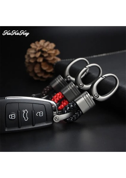 Kırmızı Kukakey El Dokuma At Nalı Toka Araba Anahtarlık Anahtarlık Oto Araba Anahtarlık Yüzükler Tutucu Audi Bmw Benz Mazda Toyota Renault (Yurt Dışından) fiyatları