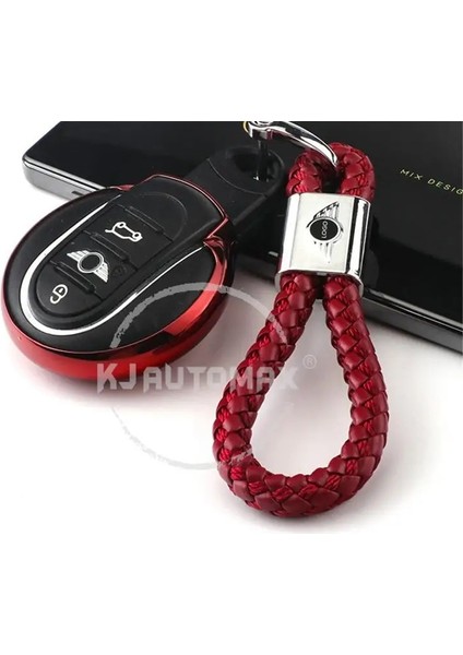 Siyah Mini Cooper Clubman Countryman Için 4 Renk Anahtarlık Anahtarlık Aksesuarları F56 F55 F54 F60 R50 R53 R56 R57 R60 R61 Araba Styling (Yurt Dışından) indirimleri