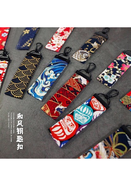 Balık Dalışı Japon Tarzı Ukiyo-E Anahtarlıklar Kolye Charm Anahtarlık Araba Anahtarlık Dekorasyon Jdm Bushido Iç Dekorasyon Çift Hediye (Yurt Dışından) fiyatları