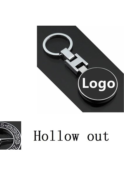 B Harfi Moda Metal Çift Taraflı Yaratıcı Içi Boş Sanat Araba Anahtarlık Kolye Aksesuarları Mercedes Araba Anahtarlık Anahtarlık Evrensel (Yurt Dışından) fiyatları