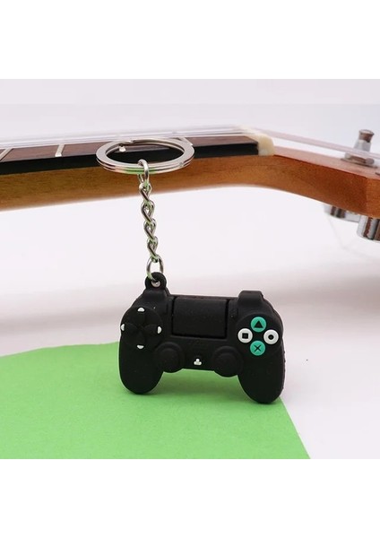 Siyah Yaratıcı Erkek Basit Video Oyunu Kolu Anahtarlık Çift Joystick Makinesi Anahtarlık Kolye Boyfriend Için Anahtarlık Biblo Hediye (Yurt Dışından)