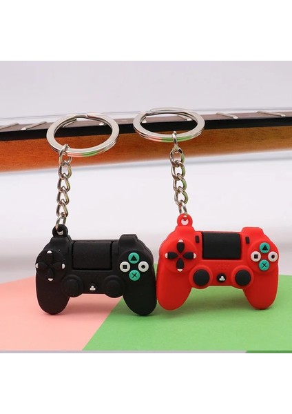 Siyah Yaratıcı Erkek Basit Video Oyunu Kolu Anahtarlık Çift Joystick Makinesi Anahtarlık Kolye Boyfriend Için Anahtarlık Biblo Hediye (Yurt Dışından) modelleri