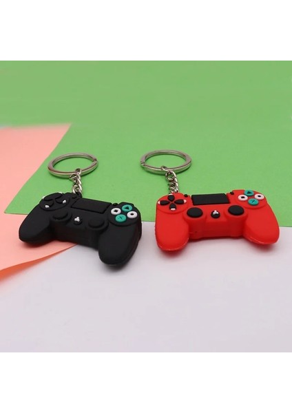 Siyah Yaratıcı Erkek Basit Video Oyunu Kolu Anahtarlık Çift Joystick Makinesi Anahtarlık Kolye Boyfriend Için Anahtarlık Biblo Hediye (Yurt Dışından) indirimleri