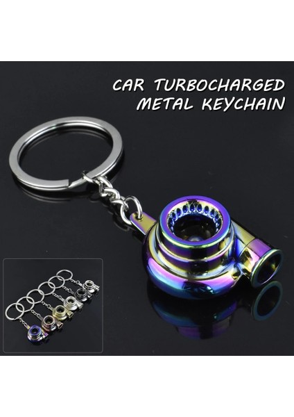 D Serin Turbo Turbo Anahtarlık Mg Türbin Anahtar Yüzükler Çinko Alaşım Metal Kolye Araba Süsleme Araba Iç Aksesuarları (Yurt Dışından) modelleri