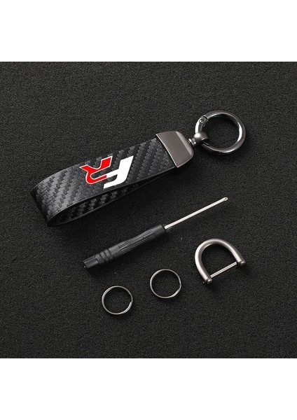 Siyah Seat Leon Için Fr Ibiza Altea Exeo Toledo Leon Exeo Mk3 Mk2 5f Ateca Altea Fr Araba 4s Yüksek Dereceli Karbon Deri Araba Anahtarlık (Yurt Dışından) modelleri
