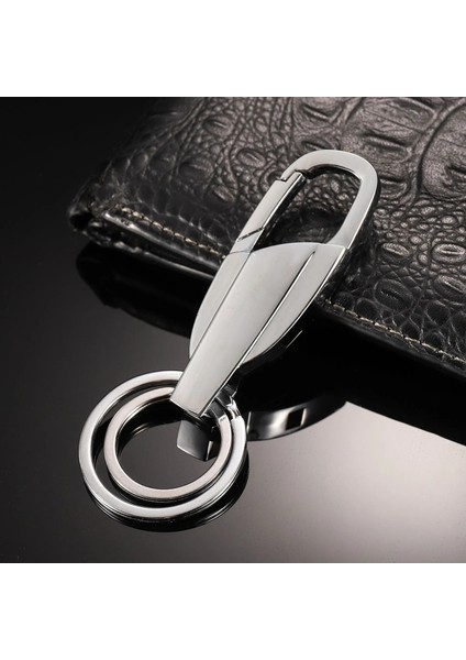 Toyota Için Gümüş Araba Anahtarlık Çinko Alaşım Erkekler Anahtarlık Anahtarlık Bel Anahtarlık Toyota Corolla Yaris Rav4 Avensis Auris Camry C-Hr 86 Prius (Yurt Dışından)