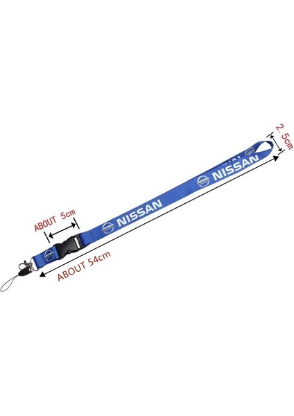 Mavi Vehıcar Araba Boyun Askıları Anahtarlık Ipi Nıssan Tuşları Telefon Asmak Halatlar Kimlik Rozetleri Kart Geçiş Spor Salonu USB Ipi Moda Oto (Yurt Dışından) fiyatları