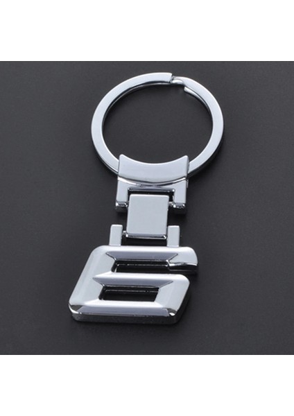No.6 Boyutu Çinko Alaşımlı Anahtarlık Araba Anahtarlık Metal Numarası Amblem Anahtarlık Araba Aksesuarı Charm Araba Styling Bmw Auto X1 X3 X5 E3 E5 Z4 (Yurt Dışından)