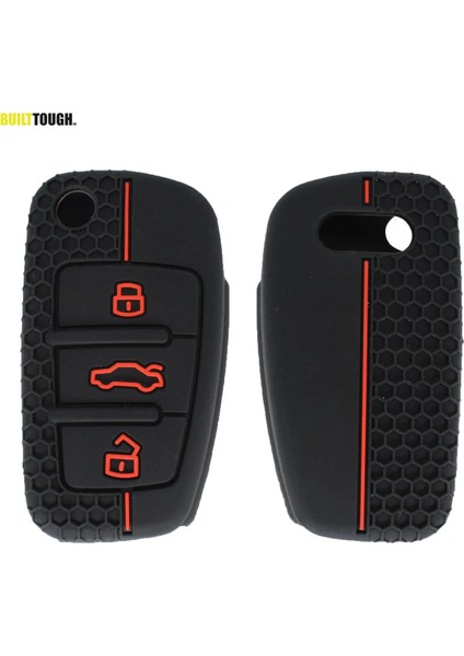 Audi Için A1 S1 A3 S3 A4 A6 Rs4 Tt Q3 Q Uzaktan Araba Anahtarı Kapağı Kabuk Cilt Koruyucu Silikon Oto Anahtar Kutu Fob Anahtarsız (Yurt Dışından)