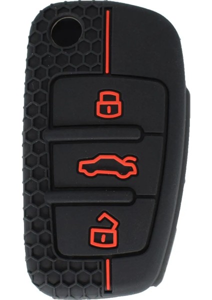 Audi Için A1 S1 A3 S3 A4 A6 Rs4 Tt Q3 Q Uzaktan Araba Anahtarı Kapağı Kabuk Cilt Koruyucu Silikon Oto Anahtar Kutu Fob Anahtarsız (Yurt Dışından) fiyatları