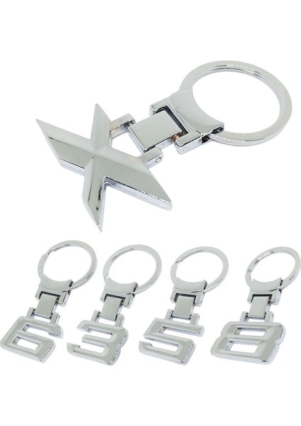 No.1 Boyutu Çinko Alaşımlı Anahtarlık Araba Anahtarlık Metal Numarası Amblem Anahtarlık Araba Aksesuarı Charm Araba Styling Bmw Auto X1 X3 X5 E3 E5 Z4 (Yurt Dışından) modelleri