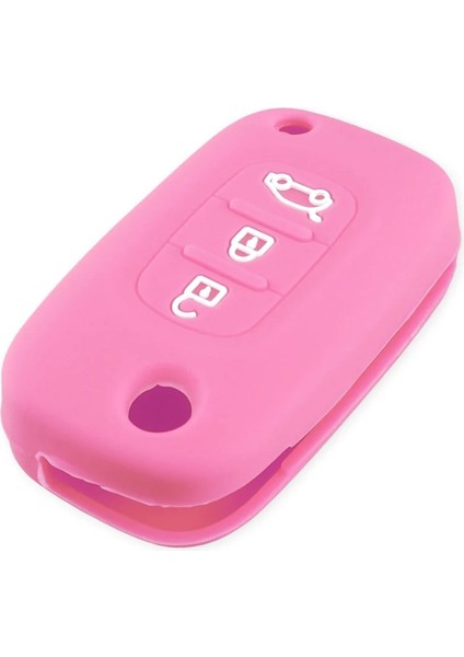 Pembe Keyyou Silikon Anahtar Kılıfı Lada Vesta Granta Xray Kalina Priora Sedan Sport Renault Fluence Clio Megane Mercedes Için (Yurt Dışından)