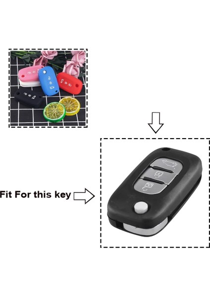 Pembe Keyyou Silikon Anahtar Kılıfı Lada Vesta Granta Xray Kalina Priora Sedan Sport Renault Fluence Clio Megane Mercedes Için (Yurt Dışından) fırsatları