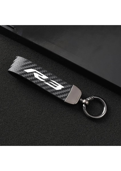 Yeşil Yamaha Yzf Rotorcycle Aksesuarları Için Karbon Fiber Motosiklet Anahtarlık Anahtarlık (Yurt Dışından) fırsatları