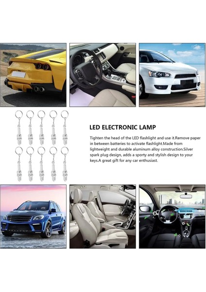 1 Adet LED El Feneri Anahtarlık Açık Araba Oto Parçaları Anahtarlık Buji Dışında Şekilli Tuning Anahtarlık Anahtarlık Aksesuarları (Yurt Dışından) modelleri