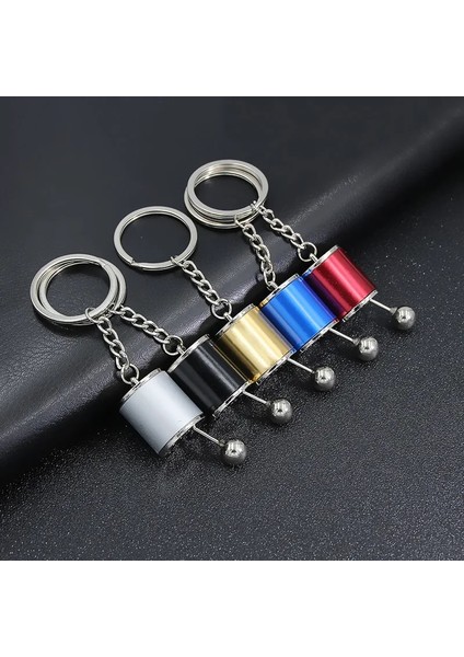 Altın Yaratıcı Araba 6 Hız Şanzıman Dişli Kafası Anahtarlık Manuel Şanzıman Kolu Metal Anahtarlık Araba Takma Metal Kolye Anahtarlık (Yurt Dışından) fiyatları