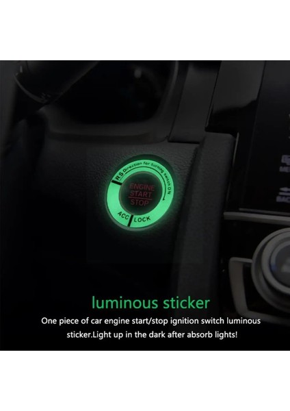 3D Jel Kızdırma Halkası Sticker Aydınlık Kontak Anahtarı Kapağı Araba Styling Daire Işık Dekorasyon Oto Motosiklet Için Evrensel (Yurt Dışından) fiyatları