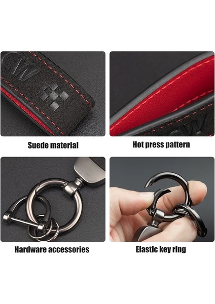 Jcw Kafes Yeni Stil Metal Deri Araba Özel Anahtarlık Süet Deri Anahtarlık Araba Logosu Bmw Mini Cooper One Jcw Araba Aksesuarları (Yurt Dışından) indirimleri
