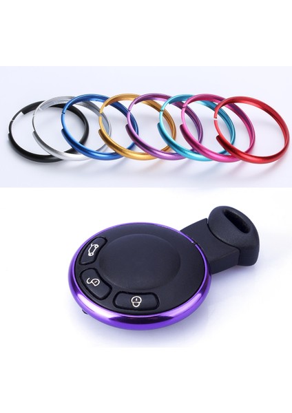 Kırmızı Alüminyum Alaşımlı Anahtar Koruyucu Halka Trim Zinciri Dekorasyon Bmw Mini Cooper Için Clubman Countryman Anahtar Kabuk Otomobiller Aksesuarı (Yurt Dışından) indirimleri