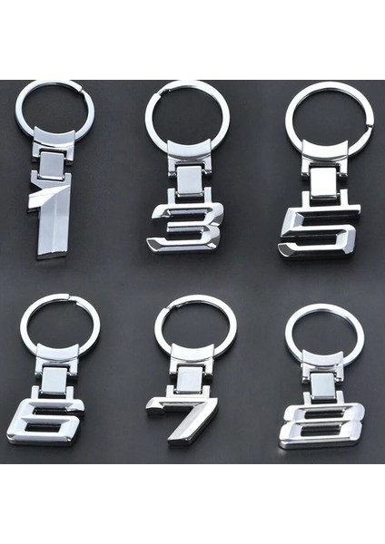 3 Serisi Moda Yaratıcı Modifiye Dijital Metal Araba Anahtarlık Anahtarlık Anahtarlık Bmw x Serisi Logo Araba Styling Için (Yurt Dışından) modelleri