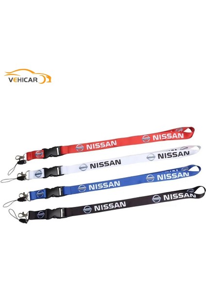 Kırmızı Vehıcar Araba Boyun Askıları Anahtarlık Ipi Nıssan Tuşları Telefon Asmak Halatlar Kimlik Rozetleri Kart Geçiş Spor Salonu USB Ipi Moda Oto (Yurt Dışından) fırsatları