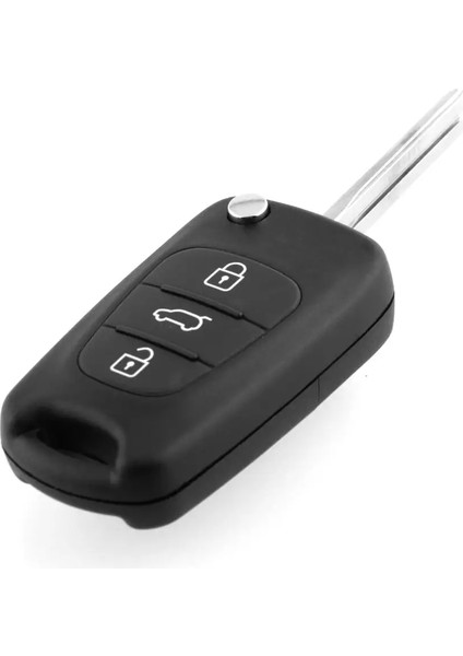 3 Düğmeli Araba Anahtarı Kabuk Ekleme Bıçağı Değiştirme Akıllı Anahtar Kıa Sorento Sportage Cerato Rıo Kılıf Değiştirme Kuga Tamir (Yurt Dışından) modelleri