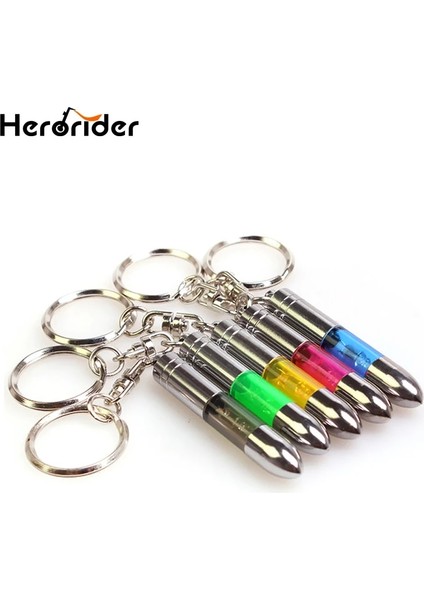 Yeşil Moda Anti-Statik Anahtarlık Anahtarlık Dahili LED Verici Araba Iç Aksesuarları Araba Anahtarlık (Yurt Dışından)