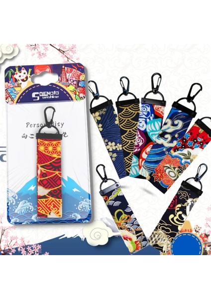 No.4 Boyutu Japon Tarzı Ukiyo-E Anahtarlıklar Kolye Charm Anahtarlık Araba Anahtarlık Dekorasyon Jdm Bushido Iç Dekorasyon Çift Hediye (Yurt Dışından) modelleri
