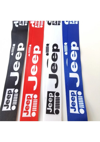 Kırmızı Jeep Toka Asılı Boyun Ipi Anahtarlık Anahtarlık Cep Telefonu Çalışma Kımlığı Kolye Wrangler Jk Cherokee 4x4 Için Hızlı Bırakma (Yurt Dışından) fırsatları