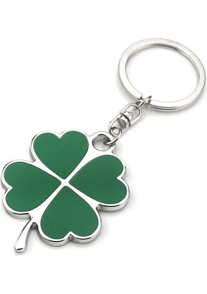 No.4 Boyutu Yeni Paslanmaz Yeşil Anahtarlık Moda Yaratıcı Güzel Dört Yapraklı Yonca Çelik Şanslı Anahtarlık Anahtar Yüzükler Takı Bırakın (Yurt Dışından) fiyatları