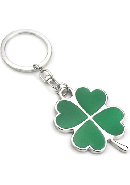 No.4 Boyutu Yeni Paslanmaz Yeşil Anahtarlık Moda Yaratıcı Güzel Dört Yapraklı Yonca Çelik Şanslı Anahtarlık Anahtar Yüzükler Takı Bırakın (Yurt Dışından) modelleri