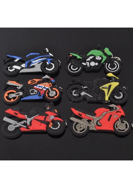 No.6 Boyutu Motosiklet Modeli Anahtarlık Anahtarlık Anahtarlık Anahtarlık Tutucu Yamaha Kawasakı Honda Cbr Suzuki Hayabusa Agusta Aprilia Styling (Yurt Dışından) modelleri