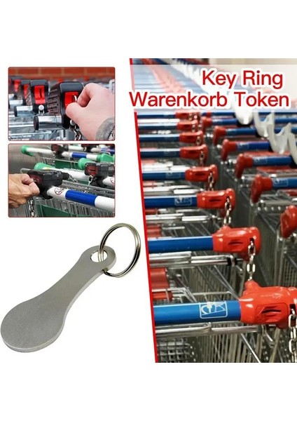 Gümüş Rengi Opping Araba Jetonları Çift Araba Anahtar Zincirleri Metal Paslanmaz Çelik Alışveriş Arabası Sökücü Anahtarlık Madeni Para Tutacağı Anahtarlık (Yurt Dışından) modelleri