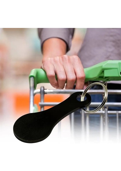 Gümüş Rengi Opping Araba Jetonları Çift Araba Anahtar Zincirleri Metal Paslanmaz Çelik Alışveriş Arabası Sökücü Anahtarlık Madeni Para Tutacağı Anahtarlık (Yurt Dışından) indirimleri