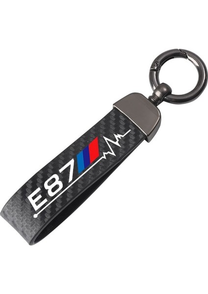 E87 Deri Motosiklet Anahtarlık At Nalı Toka Takı Bmw E30 E34 E36 E39 E46 E60 E61 E84 E87 E90 Kordon Araba Aksesuarları (Yurt Dışından)
