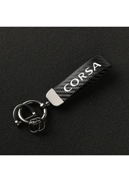 Nişan Opel Corsa Vivaro Mokka Insignia Vectra Meriva Opc Için Araba 4 S Karbon Fiber Araba Anahtarı Derece Dönen At Nalı Anahtar Yüzükler (Yurt Dışından)