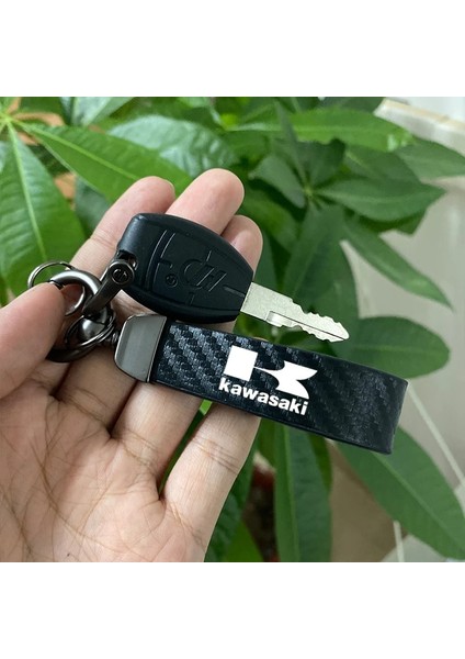 Kawasaki Kawasaki Z300 Z400 Z650 Z750 Z800 Z900 Z1000 Z1000R H2R Versys X300 Motosiklet Anahtarlık Anahtarlık Anahtar Zincirleri Kordon (Yurt Dışından)