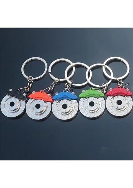 Sarı Sevimli Metal Otomobil Parçaları Disk Fren Amortisör Anahtarlık Hub Kaliperler Anahtarlık Araba Kolye Anahtarlık Erkekler Için Hediye Biblolar (Yurt Dışından) indirimleri
