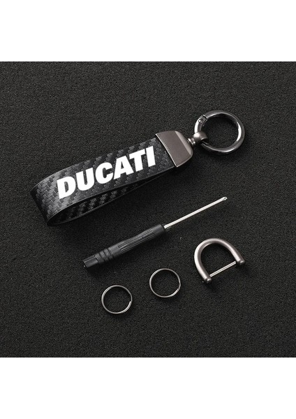 Siyah Deri Motorc Anahtarlık Ducati Onster Diavel Multistrada Scrambler Aksesuarları Için At Nalı Toka Takı (Yurt Dışından) fiyatları