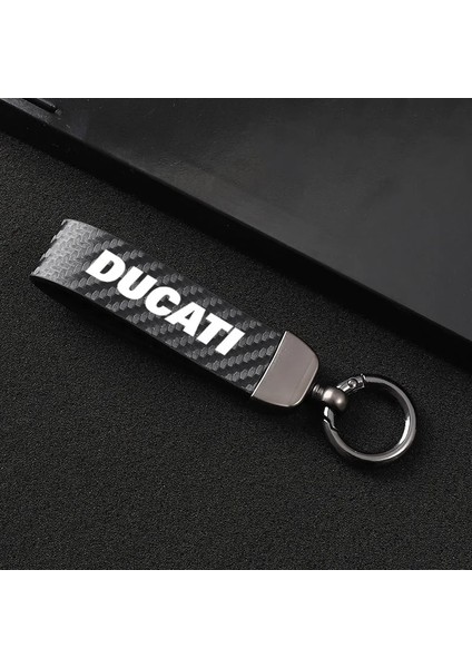 Siyah Deri Motorc Anahtarlık Ducati Onster Diavel Multistrada Scrambler Aksesuarları Için At Nalı Toka Takı (Yurt Dışından) fırsatları