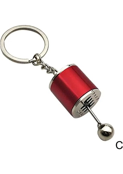 No.3 Boyutu 5 Renk Şanzıman Anahtarlık Dişli Kafa Anahtarlık Manuel Şanzıman Kolu Metal Anahtarlık Araba Takma Metal Kolye Anahtarlık (Yurt Dışından)