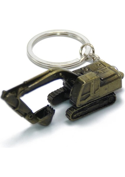 Bz 1 Adet Yaratıcı Alaşım 3D Üç Boyutlu Ekskavatör Anahtarlık Kolye Aksesuar Hediye Sırt Çantası Araba Kolye Anahtarlık Hediye (Yurt Dışından)