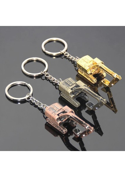 Bz 1 Adet Yaratıcı Alaşım 3D Üç Boyutlu Ekskavatör Anahtarlık Kolye Aksesuar Hediye Sırt Çantası Araba Kolye Anahtarlık Hediye (Yurt Dışından) fiyatları