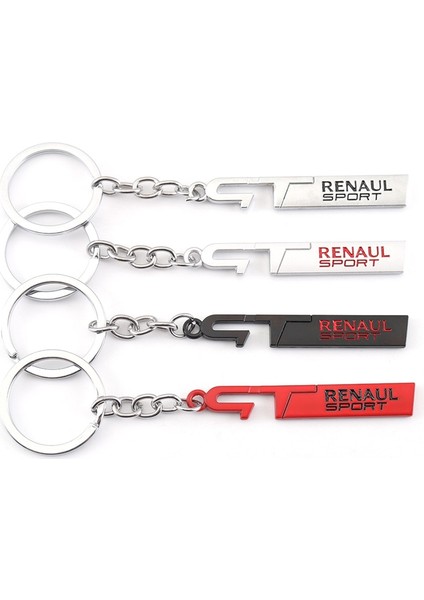 Gri Araba Anahtarlık Gt Sport Anahtarlık Halkası Tutucu Renault Megane Arkana Clio Scenic Laguna Logan Koleos Espace Sorento Sandero (Yurt Dışından) modelleri