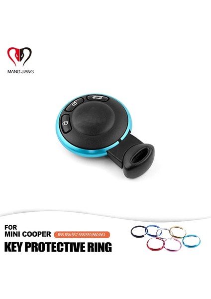 Altın Mini Cooper Için Anahtar Koruyucu Halka Trim Cha R55 R56 R57 R58 R59 R60 R61 Kapak Alüminyum Alaşım Froste Araba Anahtarı Dekorasyon (Yurt Dışından) fırsatları