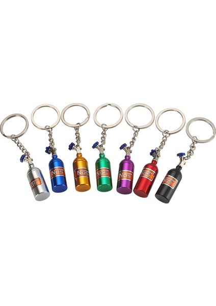 No.1 Boyutu 7 Renk Anahtarlık Turbo Nos Nitröz Oksit Şişe Anahtarlık Anahtarlık Stash Hap Kutusu Depolama Anahtarlık Oto Araba Iç Aksesuarları (Yurt Dışından) fırsatları
