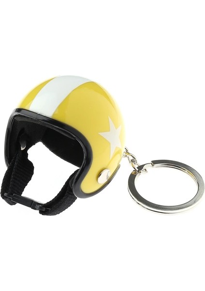 Dır-Dir Reative Motosiklet Güvenlik Kaskları Araba Oto Beş Yıldızlı Anahtarlık Kolye Klasik Anahtarlık Araba Aksesuarları Hediye (Yurt Dışından)