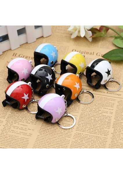 Dır-Dir Reative Motosiklet Güvenlik Kaskları Araba Oto Beş Yıldızlı Anahtarlık Kolye Klasik Anahtarlık Araba Aksesuarları Hediye (Yurt Dışından) fiyatları