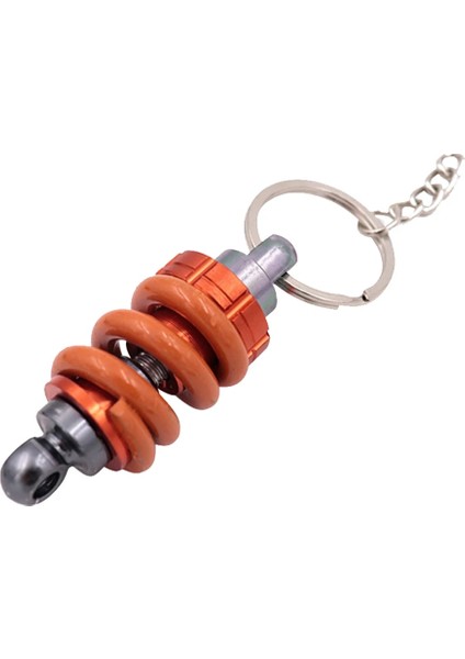 Sarı 1 Adet Evrensel Amortisör Şekilli Metal Anahtarlık Hediye Motosiklet Dekor Ashion Rüzgar Serin Anahtarlık Çekin (Yurt Dışından)